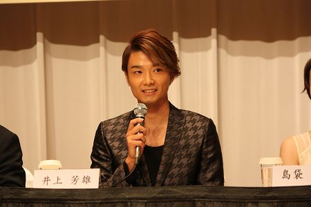 ミュージカル『モーツァルト!』会見より。井上芳雄
