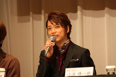 ミュージカル『モーツァルト!』会見より。山崎育三郎