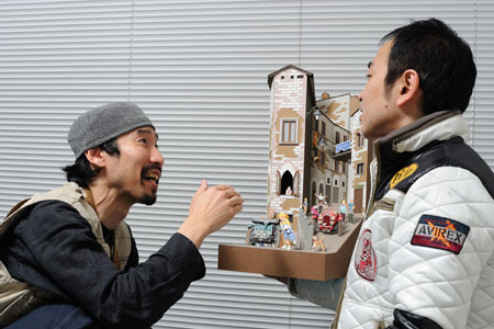 インタビューの様子