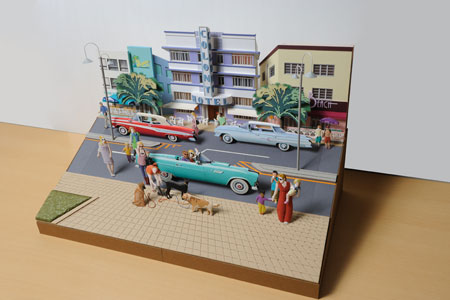 ペーパーアーティスト・太田隆司の作品