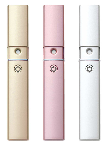 シャンパンゴールド、シャイニーピンク、メタリックホワイトの3色展開