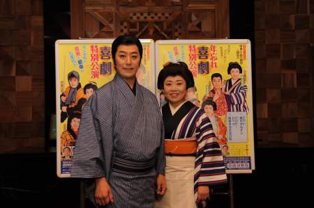 右：藤山直美　左：坂東薪車