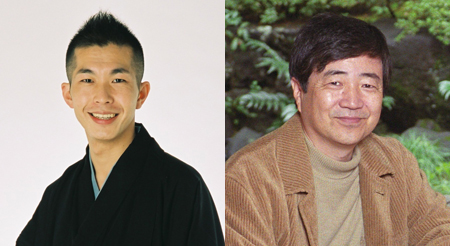 左:柳家三三、右:北村薫(撮影:新潮社写真部/提供:新潮社