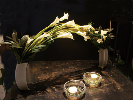 長渕悦子のフラワーアレンジメント作品