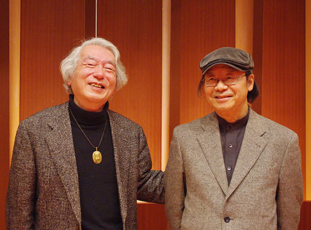 舘野泉(写真左)、末吉保雄(同右)