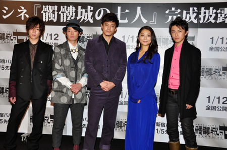 小栗旬、森山未來ら登壇!“ゲキ×シネ”最新作『髑髏城の七人』完成披露 小栗旬、森山未來ら登壇!“ゲキ×シネ”最新作『髑髏城の七人』完成披露