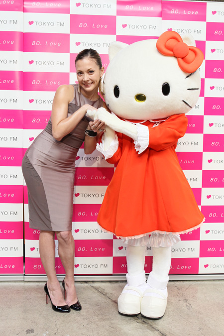 土屋アンナとハローキティ