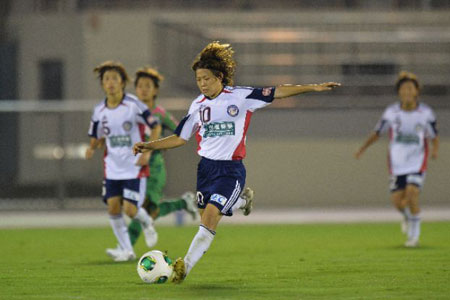 宮間あや(岡山湯郷Belle)　　(C)J.LEAGUE PHOTOS