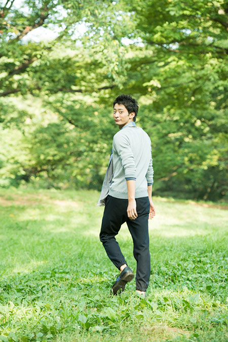 入江陵介選手　撮影：平岩享／「スポーツ男子。Vol.2」9月9日発売