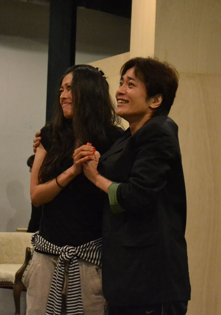 a new musical『SONG WRITERS』稽古場より。泉見洋平、藤林美沙