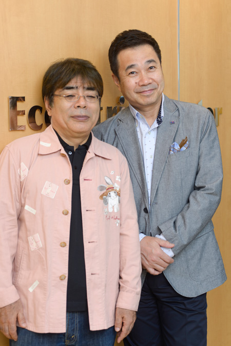 左から、小倉久寛、三宅裕司