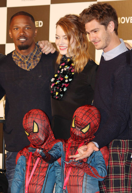 アメイジング スパイダーマン2 主演俳優が来日 チケットぴあ 映画 洋画