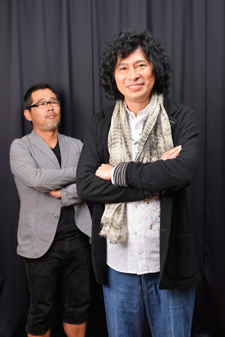 左から、藤村忠寿、鈴井貴之　　撮影：源 賀津己