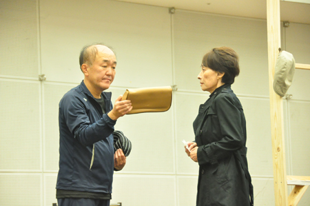 新国立劇場演劇『ご臨終』稽古場より