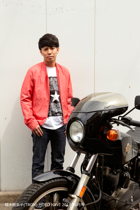 ピース 綾部祐二　写真提供：樽木優美子(TRON) MOTO NAVI 2013年6月号