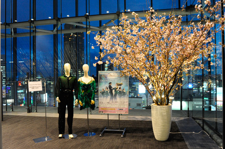 会場には衣装の展示も