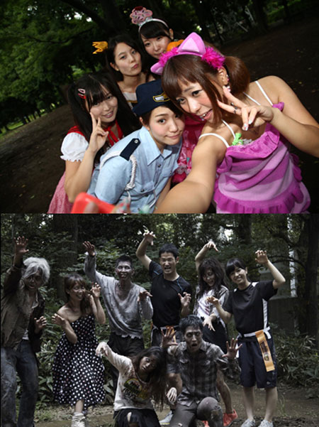 「ハロウィンラン」と「ゾンビラン」