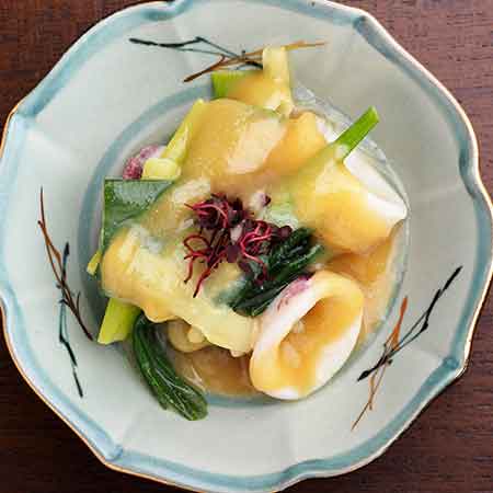 烏賊とわけぎのぬた