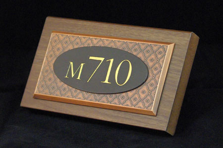 部屋番号プレート