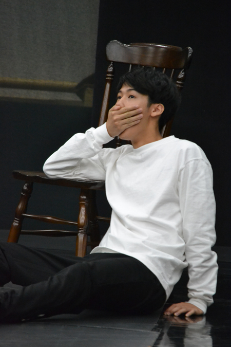 稽古場より。葉山奨之