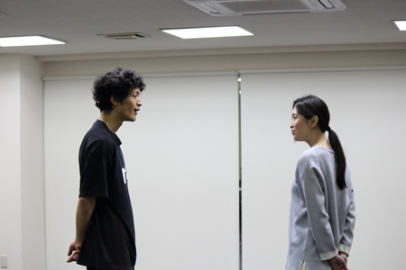 舞台『令嬢と召使』稽古場より