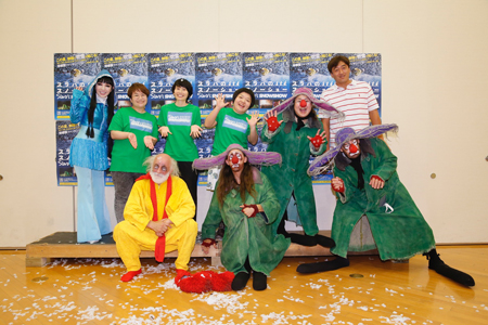 「SLAVA'S SNOWSHOW スラバのスノーショー」囲み取材の模様