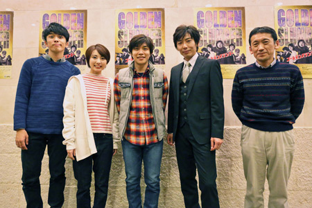 （画像左から）山崎彬、渡邊安理、畑中智行、岡田達也、成井豊