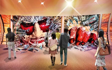 巨人の襲来 (C) 諫山創・講談社／「進撃の巨人」製作委員会