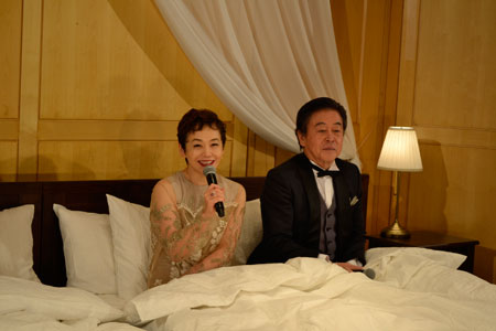 （左から）大竹しのぶ、風間杜夫