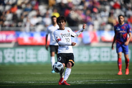 柏木陽介着用 浦和レッズ グレーピステ L 10 34 【柏木陽介/浦和レッズ