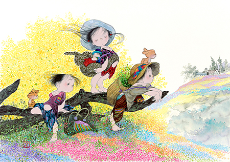 「春の風」2011年 (C)中島潔