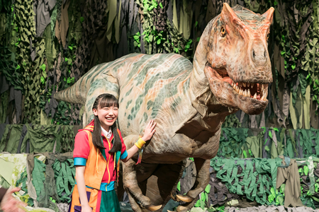 「世界一受けたい授業 THE LIVE 恐竜に会える夏！」会見の模様