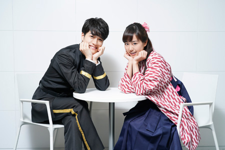 (画像左から）入江甚儀、宮崎香蓮　撮影:源賀津己