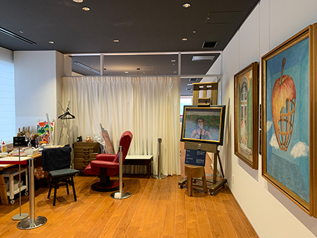 新常設展示コーナー「アフレスコ画家の誕生」をアトリエ内に開設
