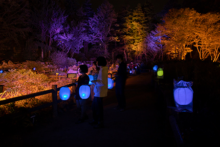 高橋匡太「Glow with Night Garden Project in Rokko提灯行列ランドスケープ２０２０」