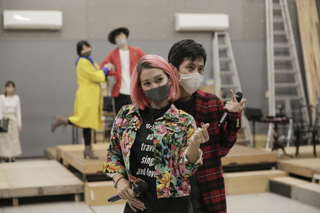 「35MM: A MUSICAL EXHIBITION」稽古場より