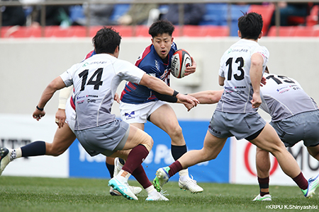 スピードとステップのセンスが光るルーキー、木村朋也選手