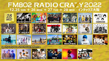 28日(水)出演者