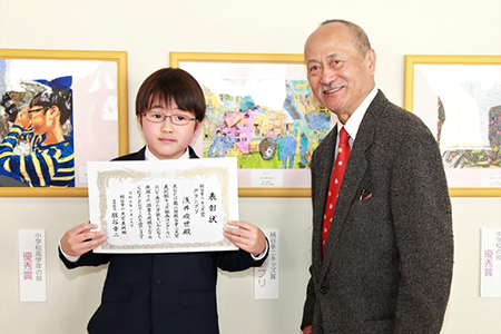 グランプリに選ばれた浅井 峻世さん（東京都・小学校6年生）