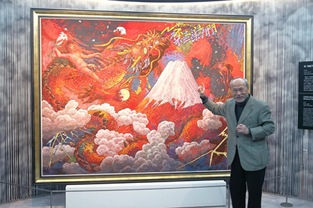 絹谷幸二ワールドが楽しめる特別展『不二法門』も同時開催　撮影：滝野利喜雄