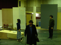 『ラ・トラヴィアータ』第2幕 舞台稽古のもよう