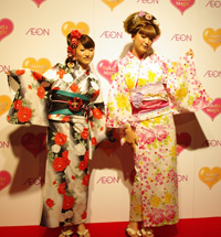 『イオン 2009 Yukata Magic / Mizugi Magic』記者発表会