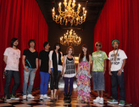 写真左からschool food punishment、マリア、alan、school food punishment　撮影／福岡諒祠