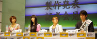 （左より）加藤夏希、栗山千明、矢口真里、賀集利樹