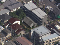 上空から見える磯野家