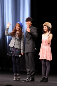 優木まおみ、ソ・ジソブ、谷村美月　撮影：星野洋介