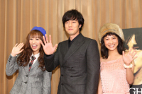 優木まおみ、ソ・ジソブ、谷村美月　撮影：星野洋介