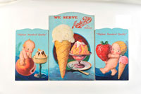 「アイスクリーム広告POP」1910年代　(C)Rose O'Neill Kewpie International