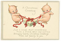 「クリスマスカード」　(C)Rose O'Neill Kewpie International