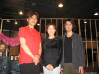The Musical『蜘蛛女のキス』会見より。写真は左から、石井一孝、金志賢、浦井健治。